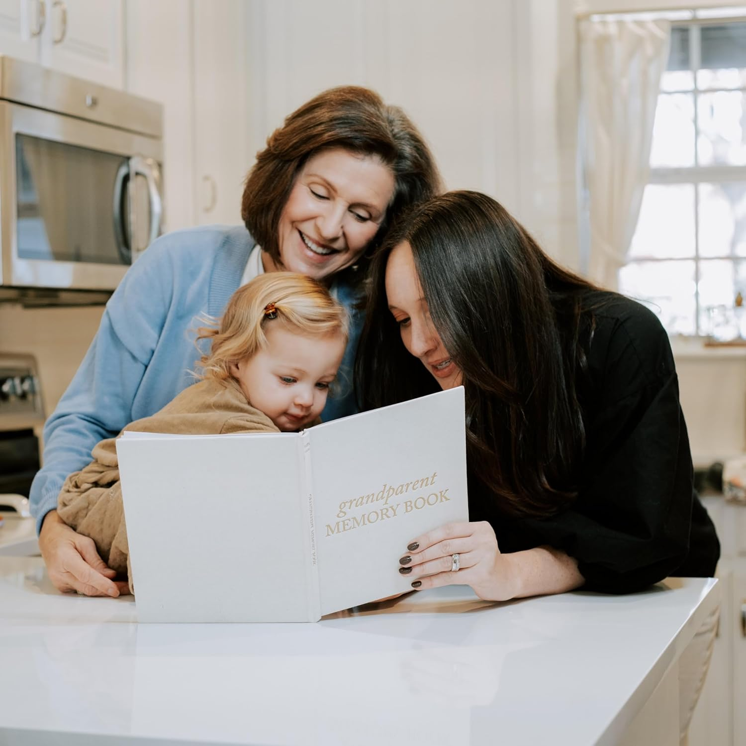 Grandparents Book by Duncan & Stone (Ivory, 72 Pages), Grandma Book Memory Journal - Legacy Journal for Grandpa & Grandma Memories - Ideal Grandpa Gift or Grandmother Gift image number 5