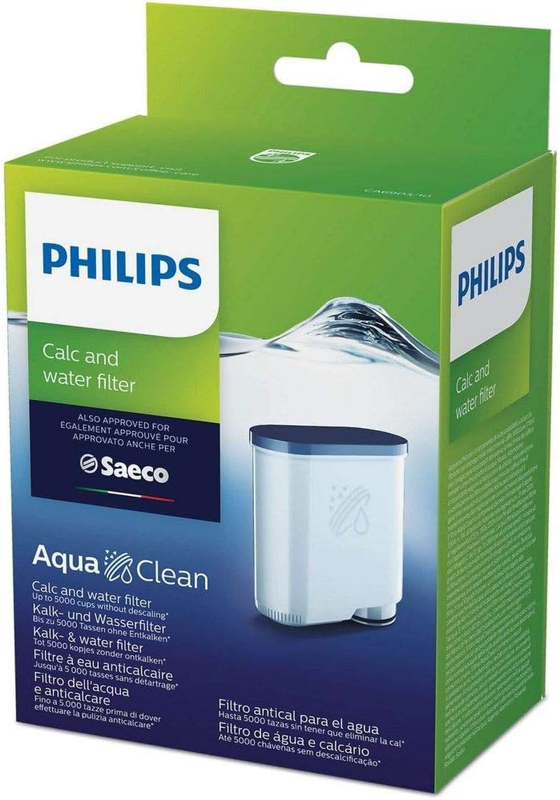 Philips Original Aquaclean Calc and Water Filterb - Prolong Machine - No Descaling up to 5000 Cups - 1X Aquaclean Filter (CA6903/10) image number 2