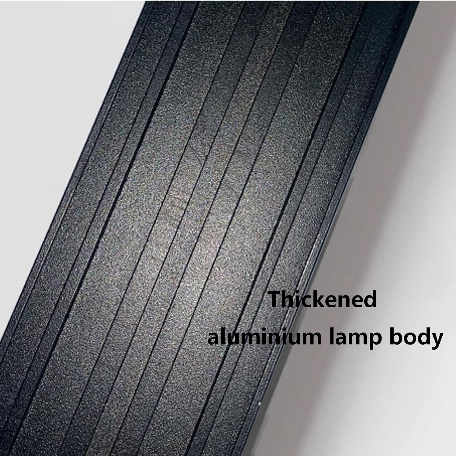 LED Wall Light Outdoor/Indoor Decorative Wall Lamp IP65 Waterproof Wall Sconce Long Strip Design Wall Lighting Modern Aluminium Black for Balcony Garden Hallway (Warm Light,30Cm) XXZ image number 5