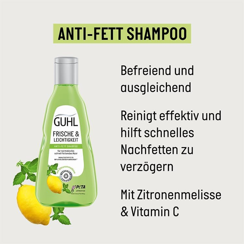 Guhl Fresh & Lightness Anti-Grease Shampoo - Contents: 250 Ml - Hair Type: Greasy, Normal image number 1