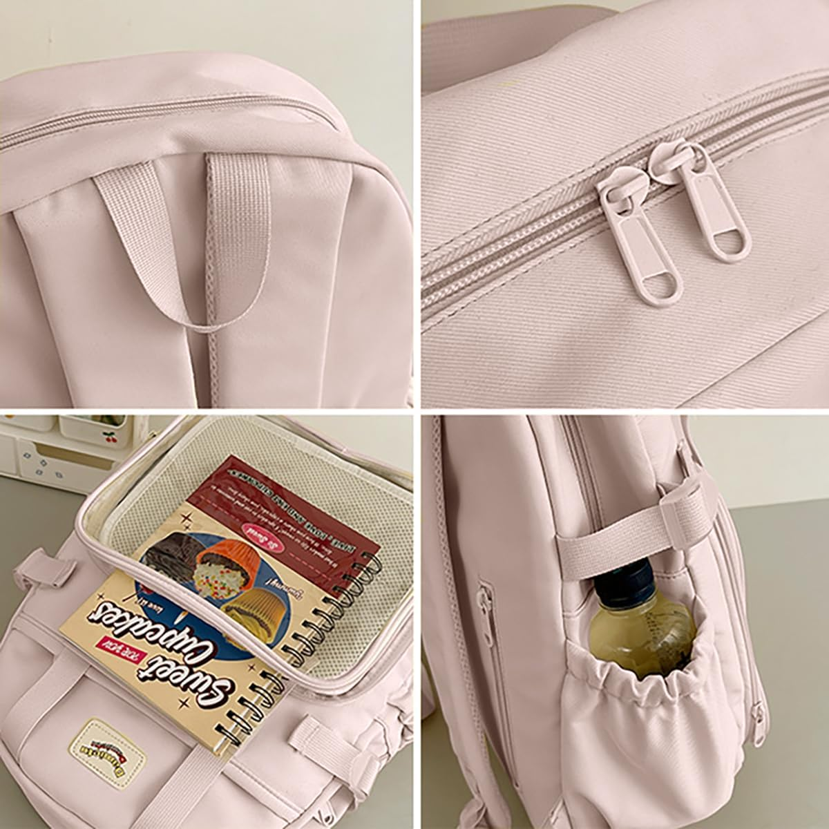 School Backpack for Kids Cute Ita Bag with Pin Display Insert Bookbag for Girls image number 2