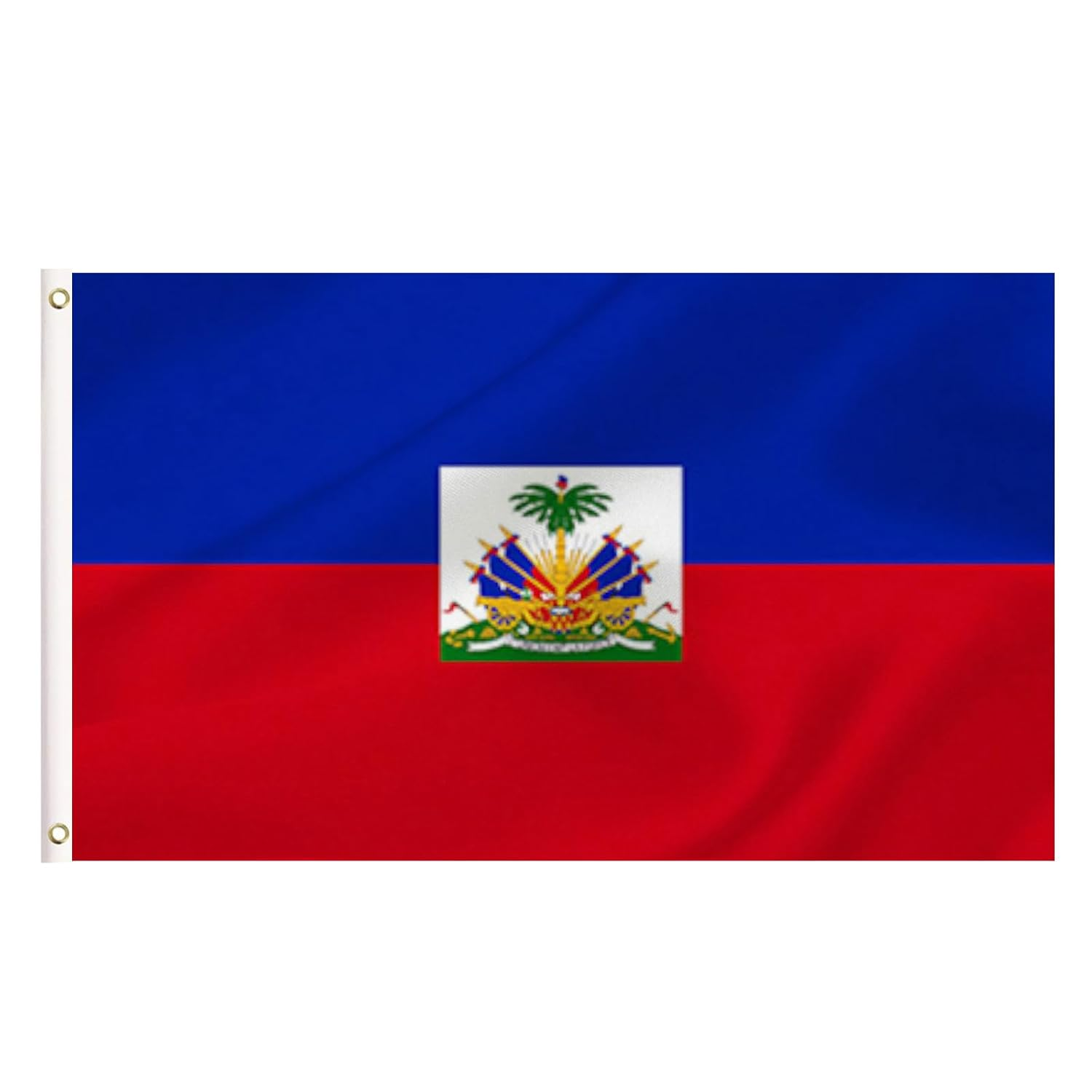 LARGE Haitian Flag, 3X5Ft Haiti Flags Banner for Indoor Outdoor Decoration of Canada Yards.Parade or Express Mood