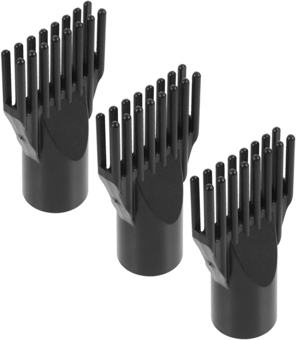 CIYODO 3Pcs Pet Water Blower Nozzles for Hair Dryer Dog Grooming Blower Wide Tooth Comb Nozzle Attachment for Quick Drying image number 2