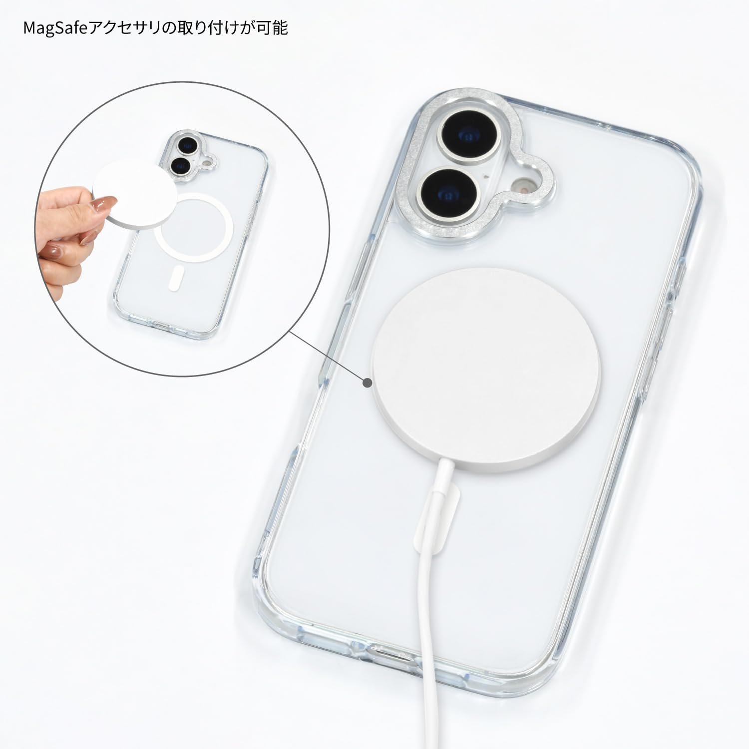 Gourmandies CK-103A Chiiwaa Camera Frame Iphone 17 Magsafe Compatible Case image number 4