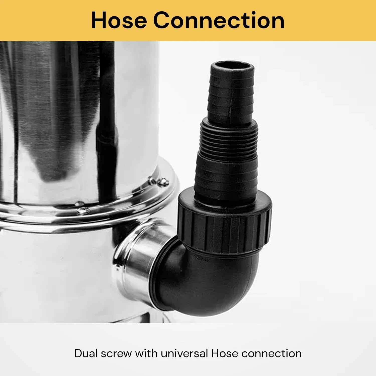 EZONEDEAL Powerful 1100W 1.5HP Submersible Dirty Water Pump Bore Tank Well Stainless Steel Casing Better Cooling Automatic On/Off Float Switching image number 5