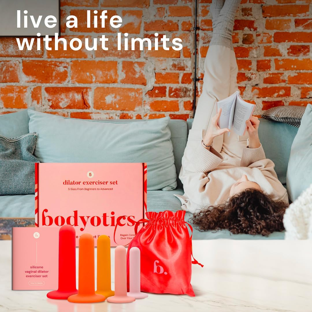 Bodyotics Silicone Pelvic Floor Muscle Trainer Set with 5 Dilators for Women - Overcome Boundaries with Bodyotics image number 3