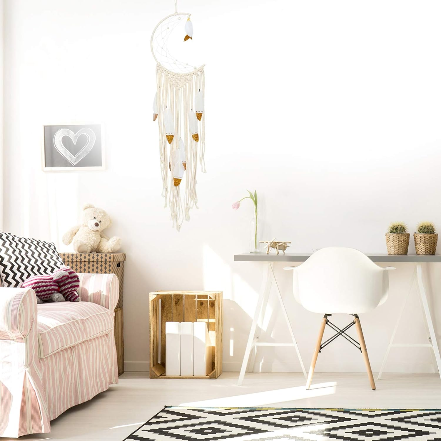 NOLITOY 12Pcs Dream Catcher Rings Metal Macrame Hoops for DIY Wedding Wreath Wall Decor Shape image number 3