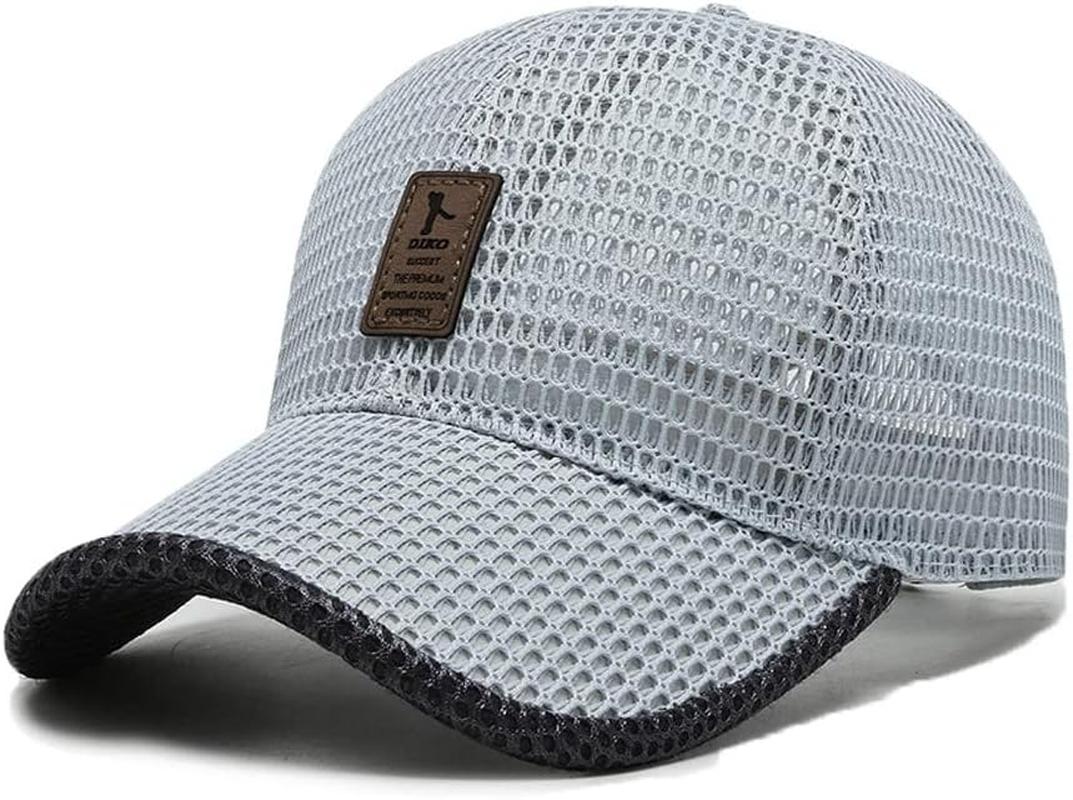 FASHIXD Summer Mesh Baseball Cap for Men Women Trucker Mesh Hat Baseball Hats Outdoor Sports Running Hat