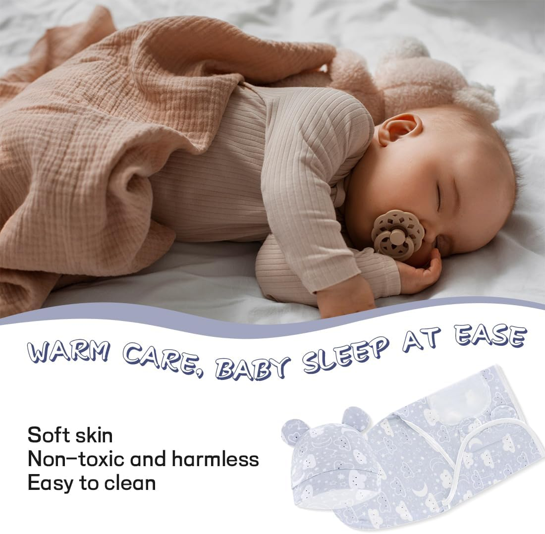 Set of 1 Baby Swaddling Blanket 0-6 Months Baby Swaddles for Newborn Babies in 100% Cotton Born Boy and Girl Nursery (Grey) image number 5