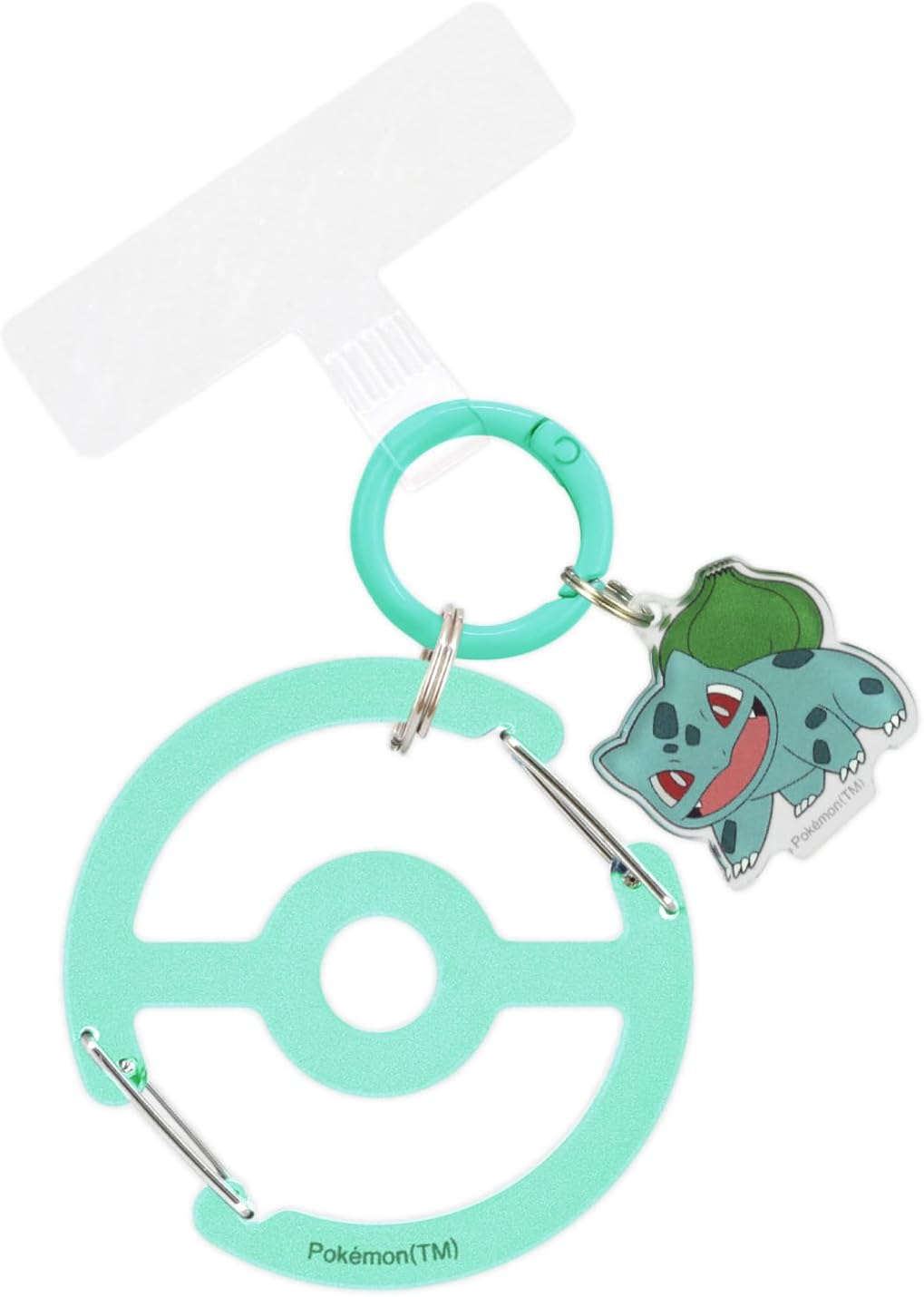 Gourmandies POKE-987F Pokemon Multi-Ring plus Clear Carabiner Included Bulbasaurus image number 6
