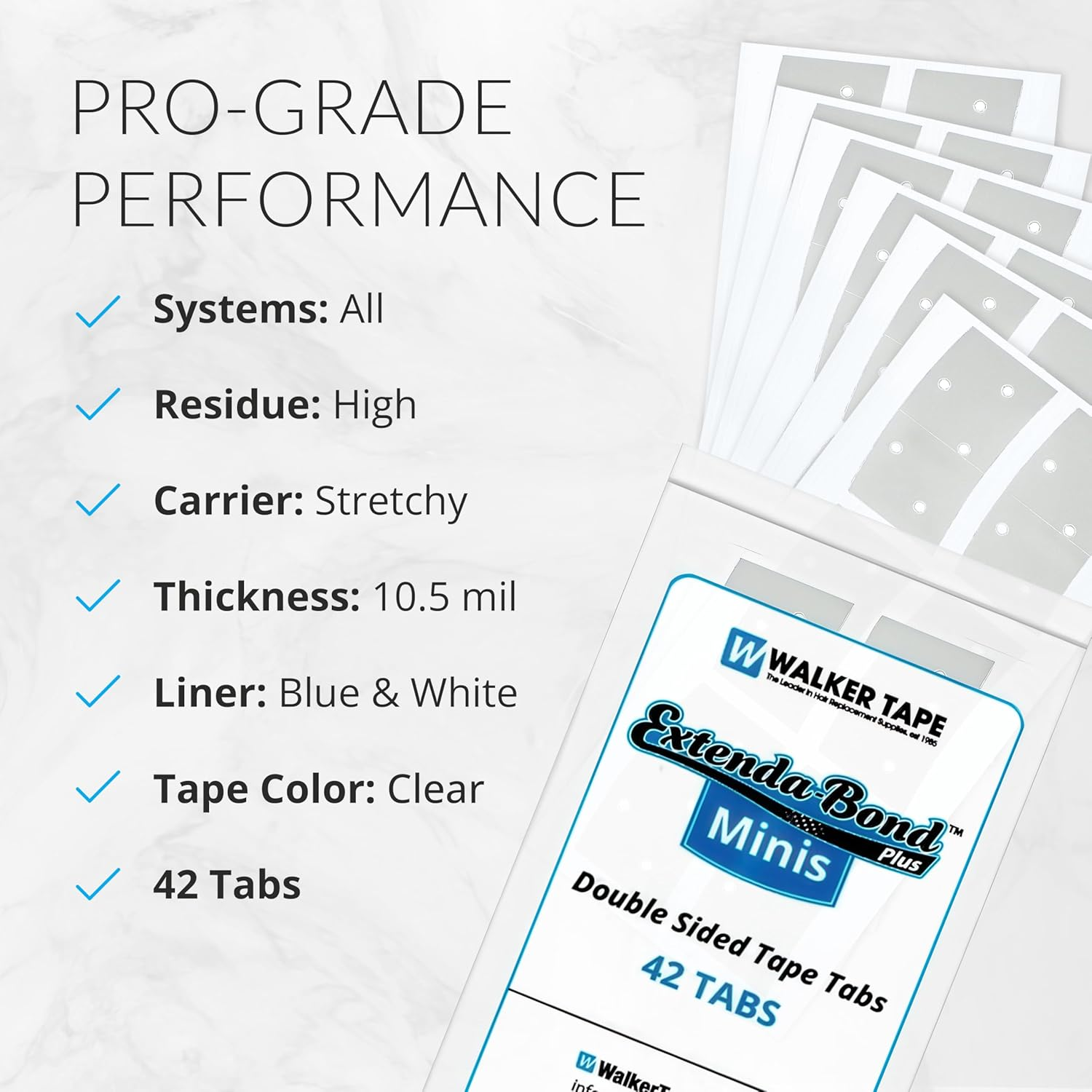 NEW Walker Extenda-Bond plus Minis Double Sided Tape Tabs image number 4