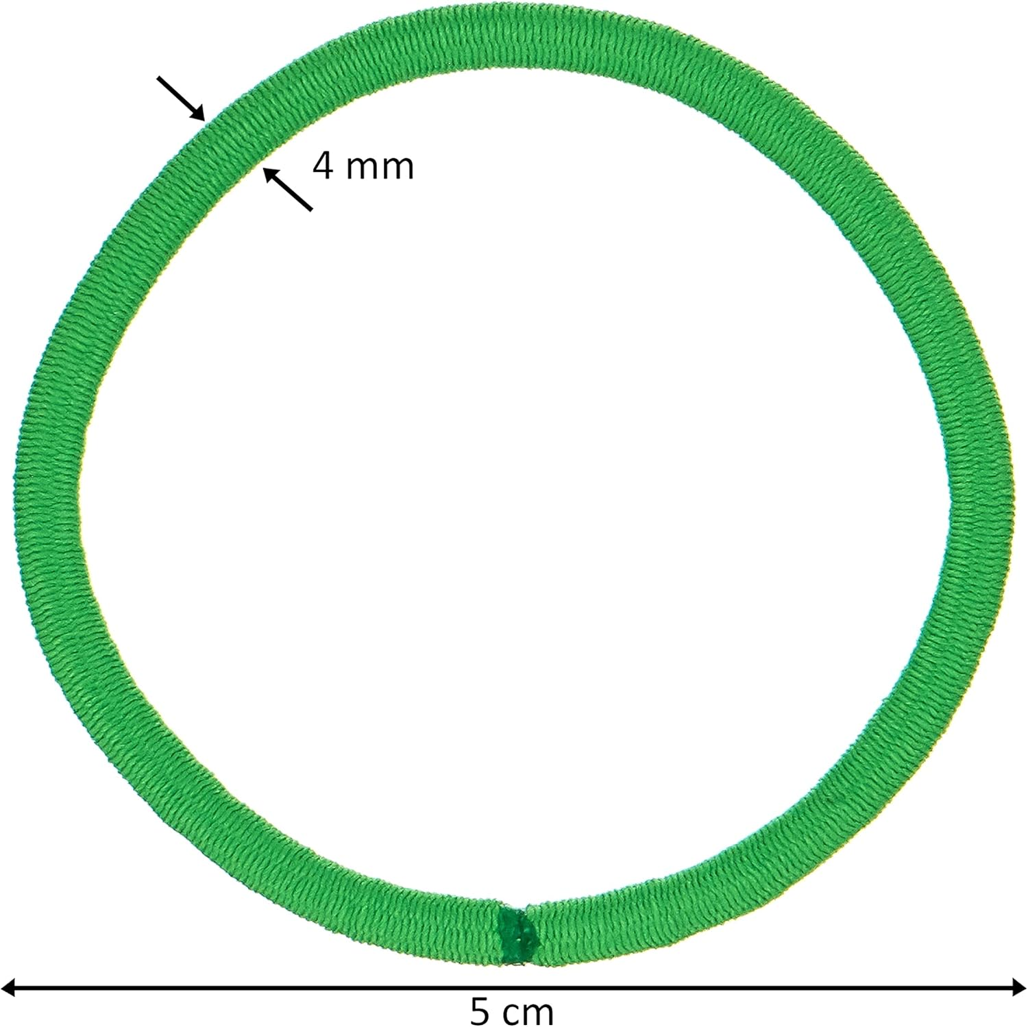 Expressions 216-Piece Hair Ties, 4Mm Bright Colors Value Pack, No Metal Ponytail Holders for Thick, Curly, and All Hair Types image number 4