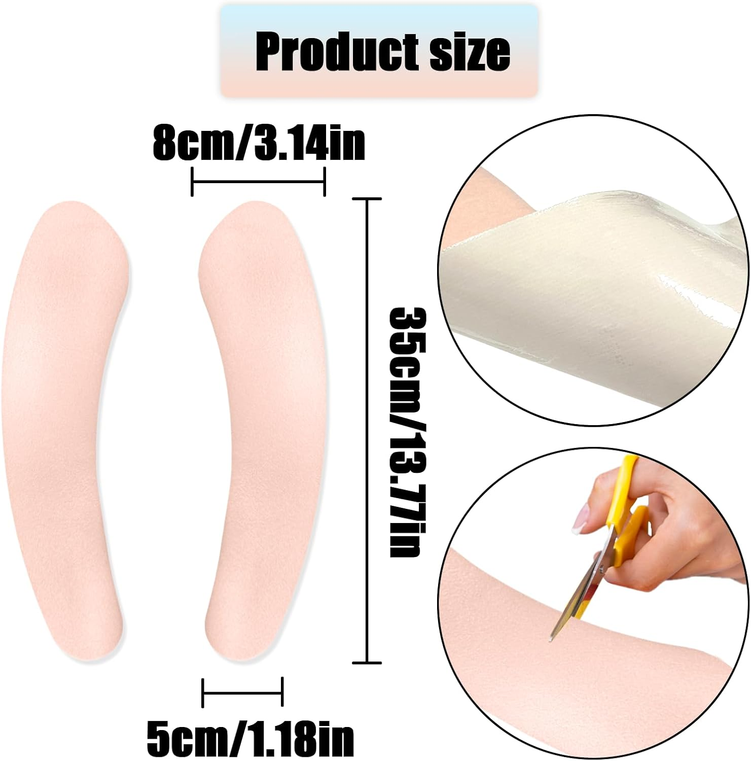 TEAONE Toilet Cover Pads, 2 Pairs Sticky Toilet Lid Cover for Toilet Rings of Different Shapes (Blue, Pink) image number 1