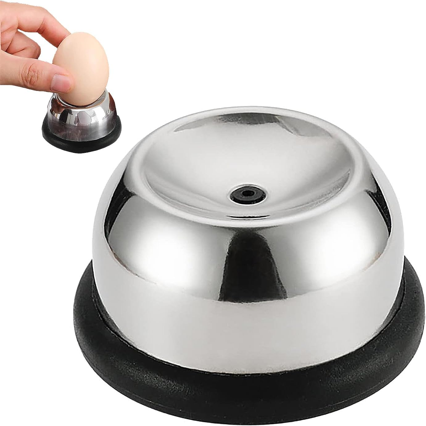 Egg Picker, Egg Picker, Egg Picker, Egg Punch, Egg Punch, Stainless Steel, Dishwasher Safe, for Hard Boiled Kitchen Utensils, Bar Cooking Egg (Black) image number 3