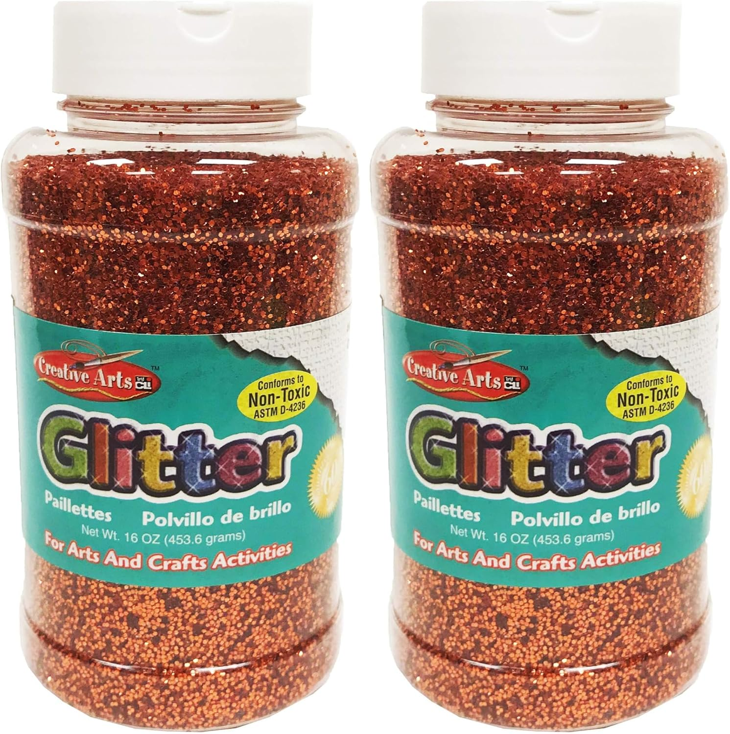 Charles Leonard Creative Arts by Glitter, 16 Ounce Bottle, Multi-Color (41100) image number 5