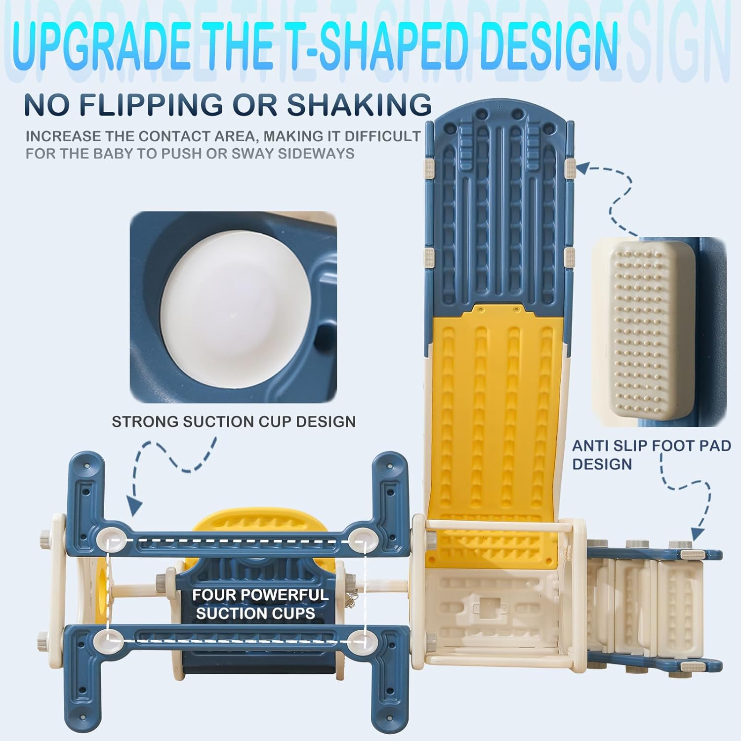 Kids Slide and Swing Set, 7In1 Toddler Slide Playset with Adjustable Swing and Dining-Plate, Basketball Hoop, Ball and Climb Stairs Kids Playset Indoor Outdoor Backyard with Music Player