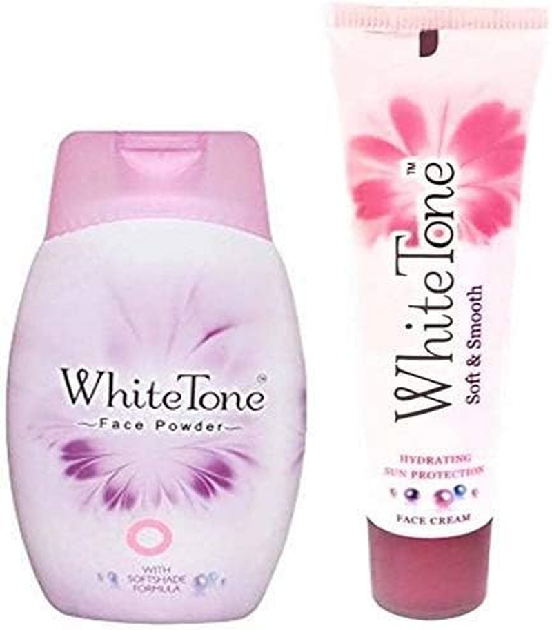 White Tone Face Powder and Face Cream Combo (30 G+25 G) (55 G)