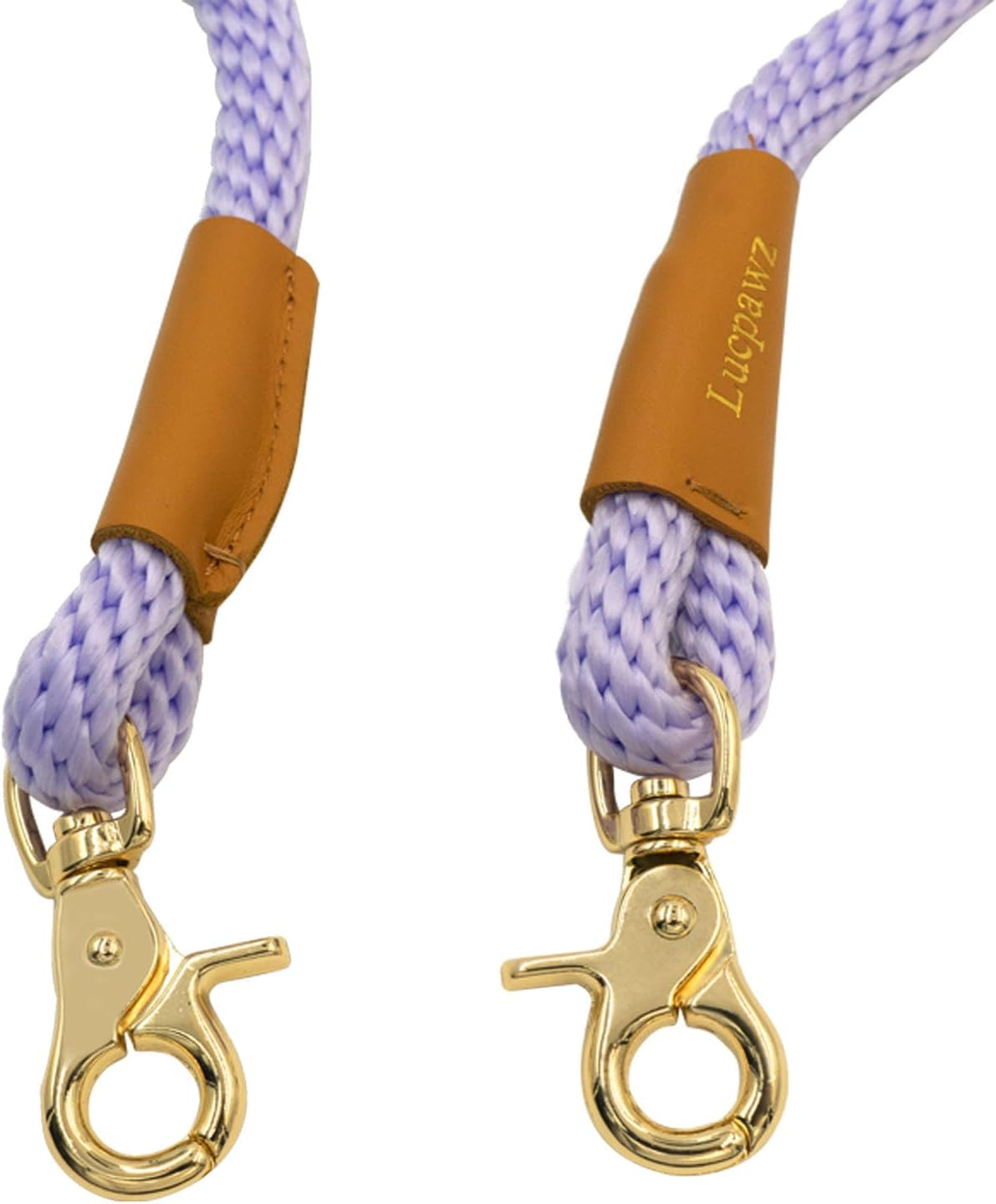 7FT Multifunctional Rope Dog Leash,Hands Free Dog Leash, Crossbody Rope Leash, Adjustable Long Leash for 2 Dogs (7Ft*12Mm, Lanvender) image number 5