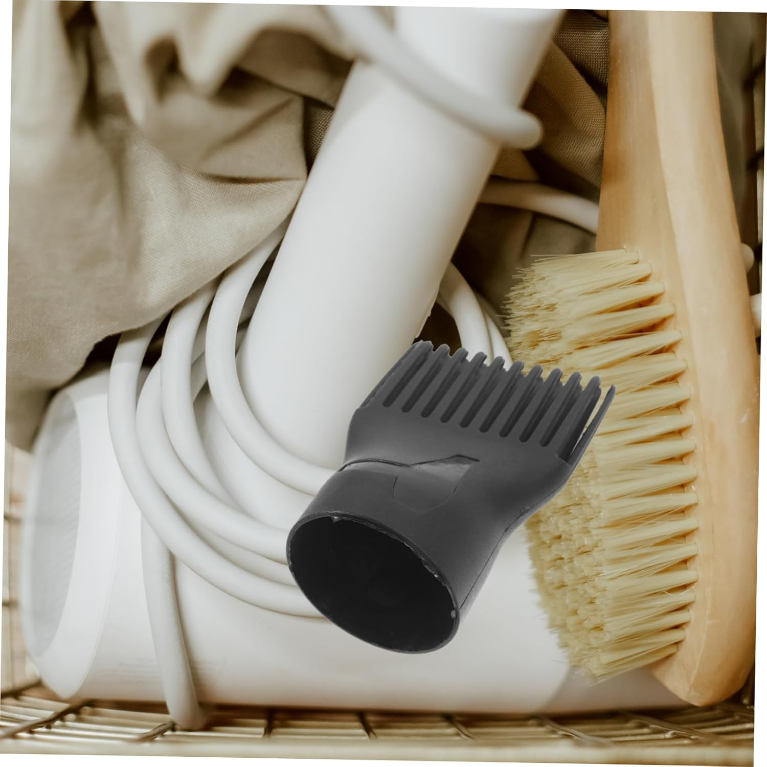 CALLARON High Temperature Resistant Hair Dryer Comb Attachment with Diffuser Nozzle Focused Airflow for Faster Drying Versatile Styling Tool Suitable for Various Hair Types and Salon image number 2