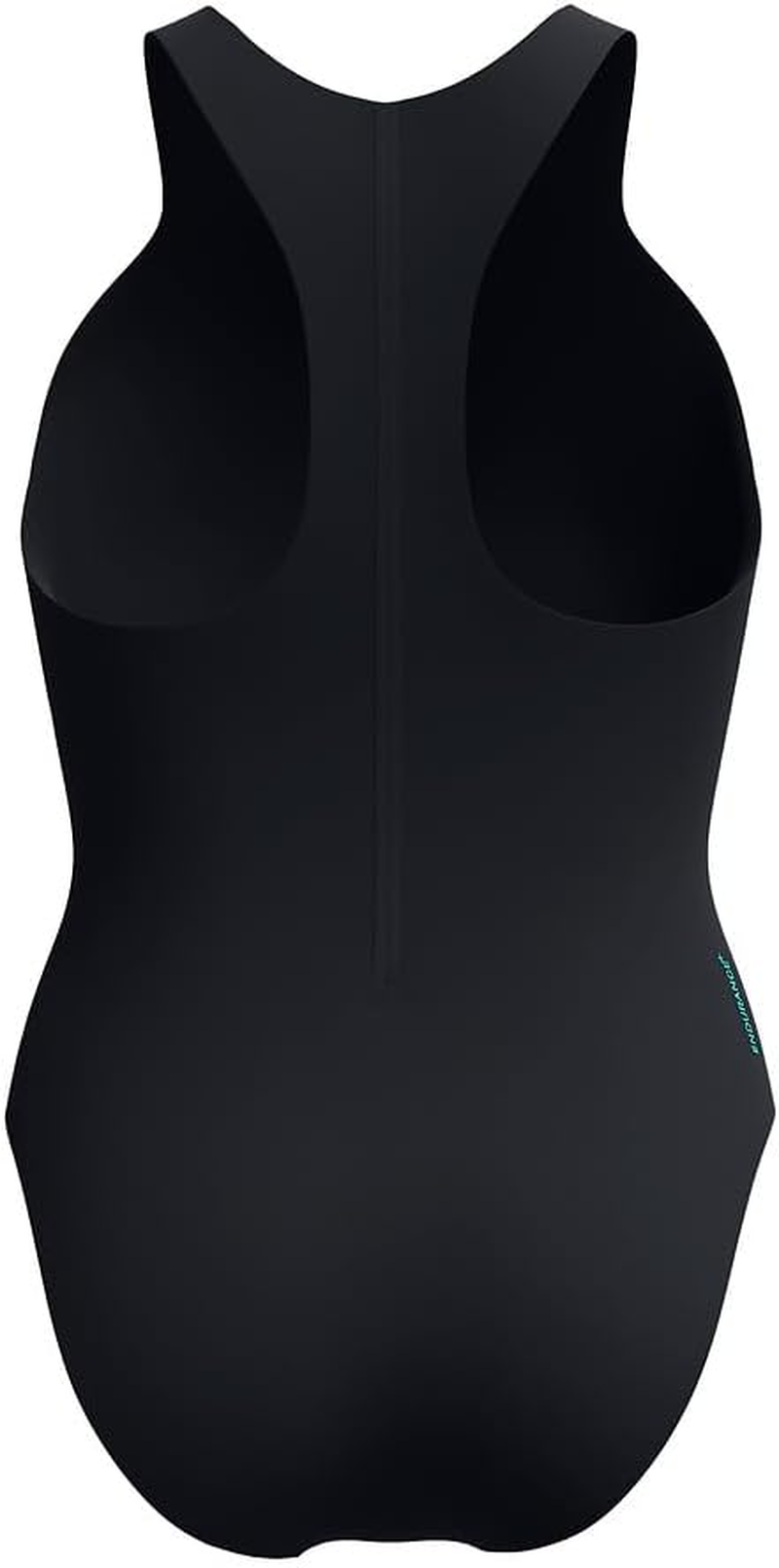 Speedo Women'S Racer Zip Swimsuit with Built in Swim Bra image number 3