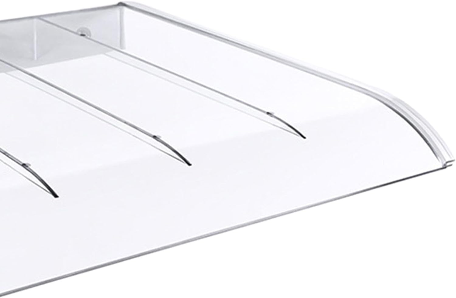 Qianly Door Awning Transparent Canopy Front Door Awning Patio Front Door Patio Awning Canopy, 40X40Cm Lxw image number 6