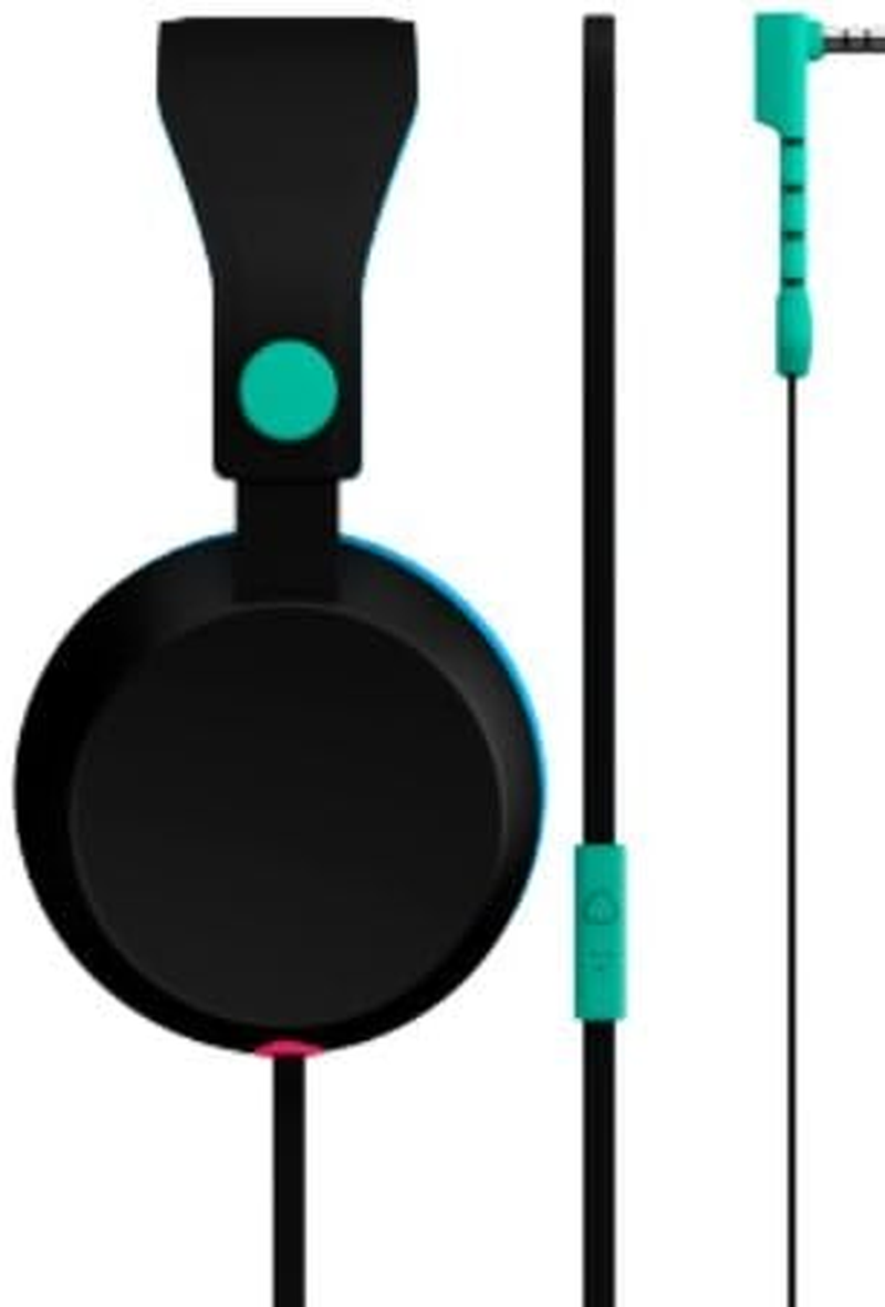 COLOUD Boom Blocks 4090638 Headphones Black/Cyan image number 3