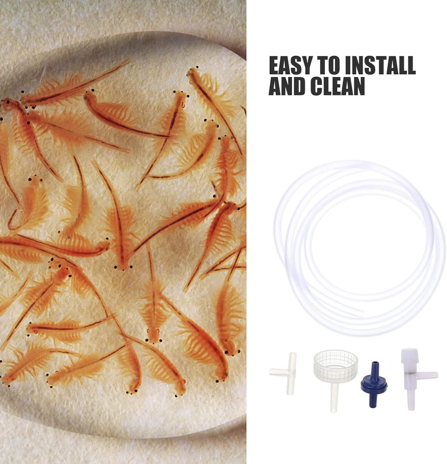 Ibasenice Brine Shrimp Hatchery Kit 25Pcs DIY 5-Set Artemia Eggs Incubator Fish Tank Shrimp Hatchery Tool Aquarium Breeding for Aquatic Pets