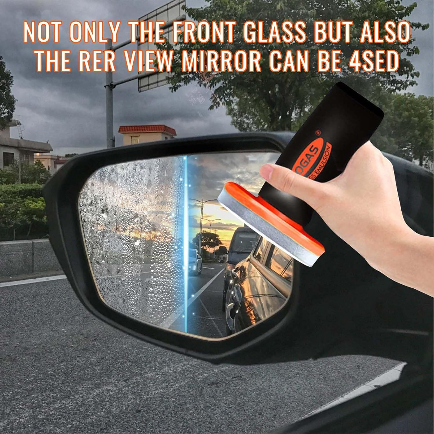 Glass Cleaner Oil Film Remover, Automotive Windshield & Residential Glass Emulsion Cleaner, Enhances Visibility for Safe Driving & Home Use image number 4