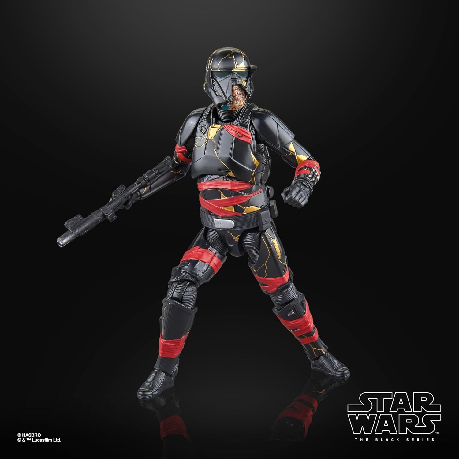 Star Wars the Black Series Night Trooper, Star Wars: Ahsoka Premium Collectible 6 Inch Action Figure image number 3