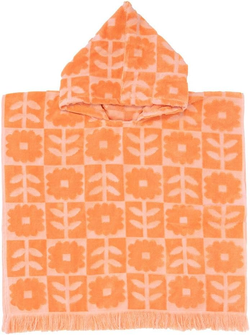 Bambury Hilo Kids Poncho Bloom - Peach image number 4