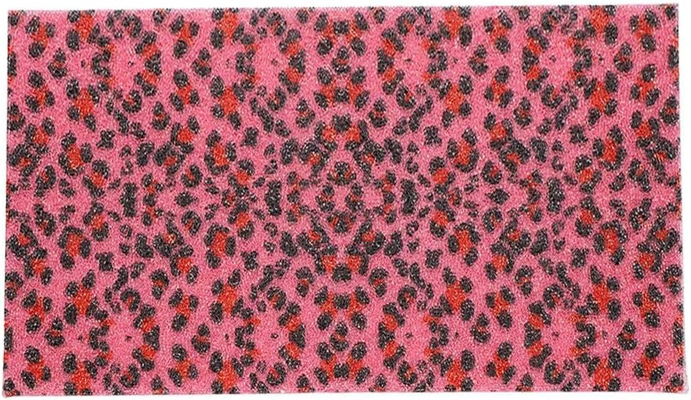 Bright Color Nail Art Table Mat, Material Durable Manicure Hand Holder, Home Beauty Shop Nail Art Salon(07-Pink Leopard Print) image number 2