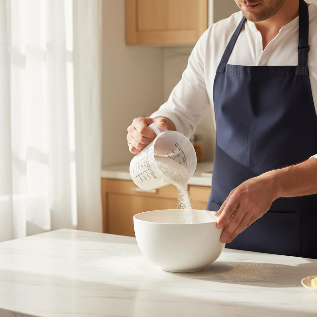 LEDON 500Ml Measuring Jug Plastic Kitchen Cup &ndash; BPA Free Measuring Cup with Clear Ml G Oz Markings, Easy Pour Spout & Ergonomic Handle for Baking Cooking & Food Prep (2) image number 5