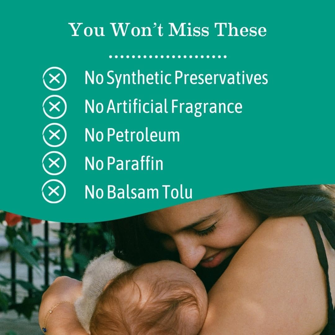 Organic Diaper Balm by Earth Mama | Safe Calendula Cream to Soothe and Protect Sensitive Skin, Non-Gmo Project Verified, 2-Fluid Ounce (2-Pack) image number 6