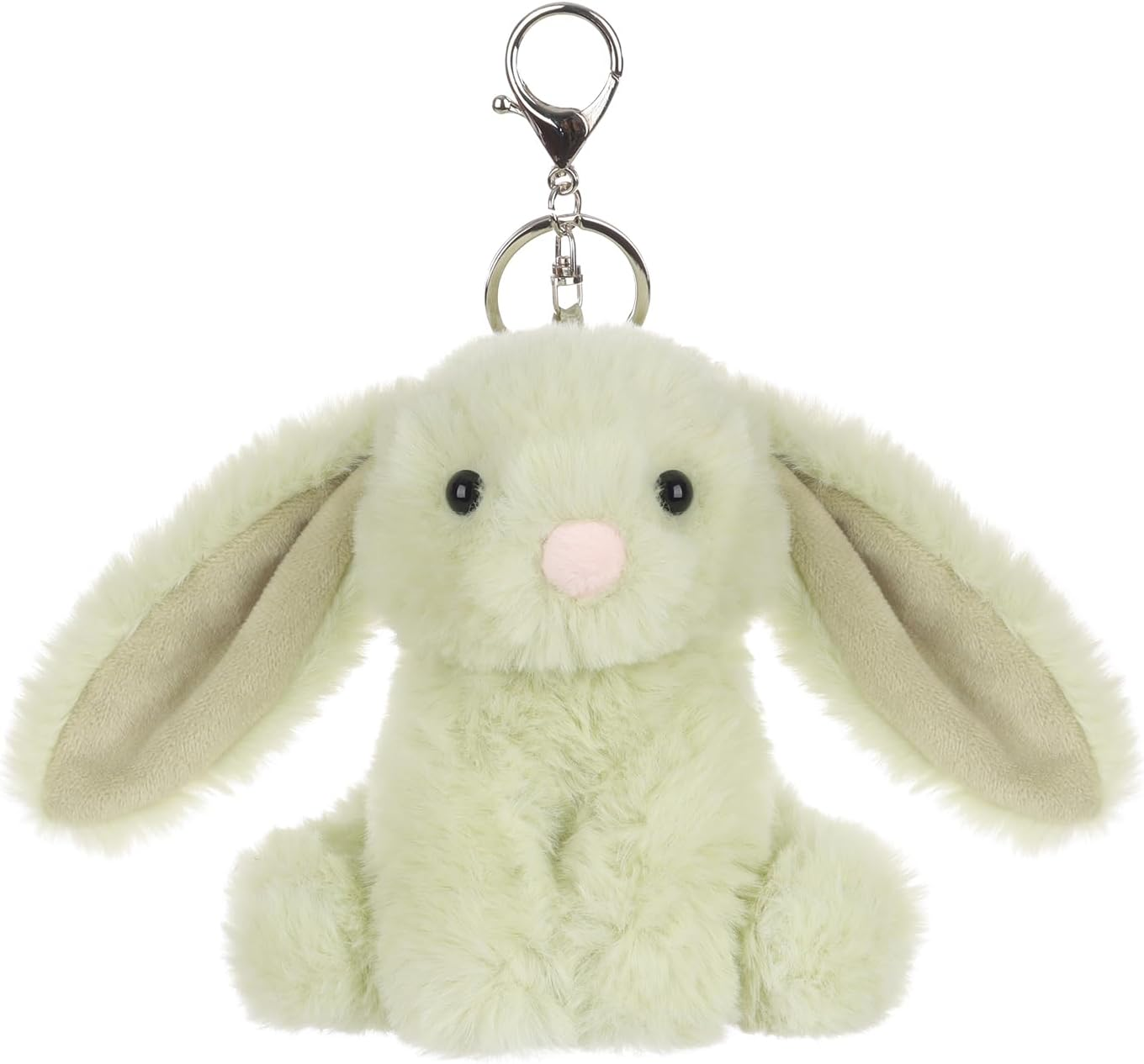 Apricot Lamb Cute Toys Plush Rabbit Stuffed Animal Soft for Kids Bag, Purse, Backpack, Handbag (4.7 Inches), Polyester