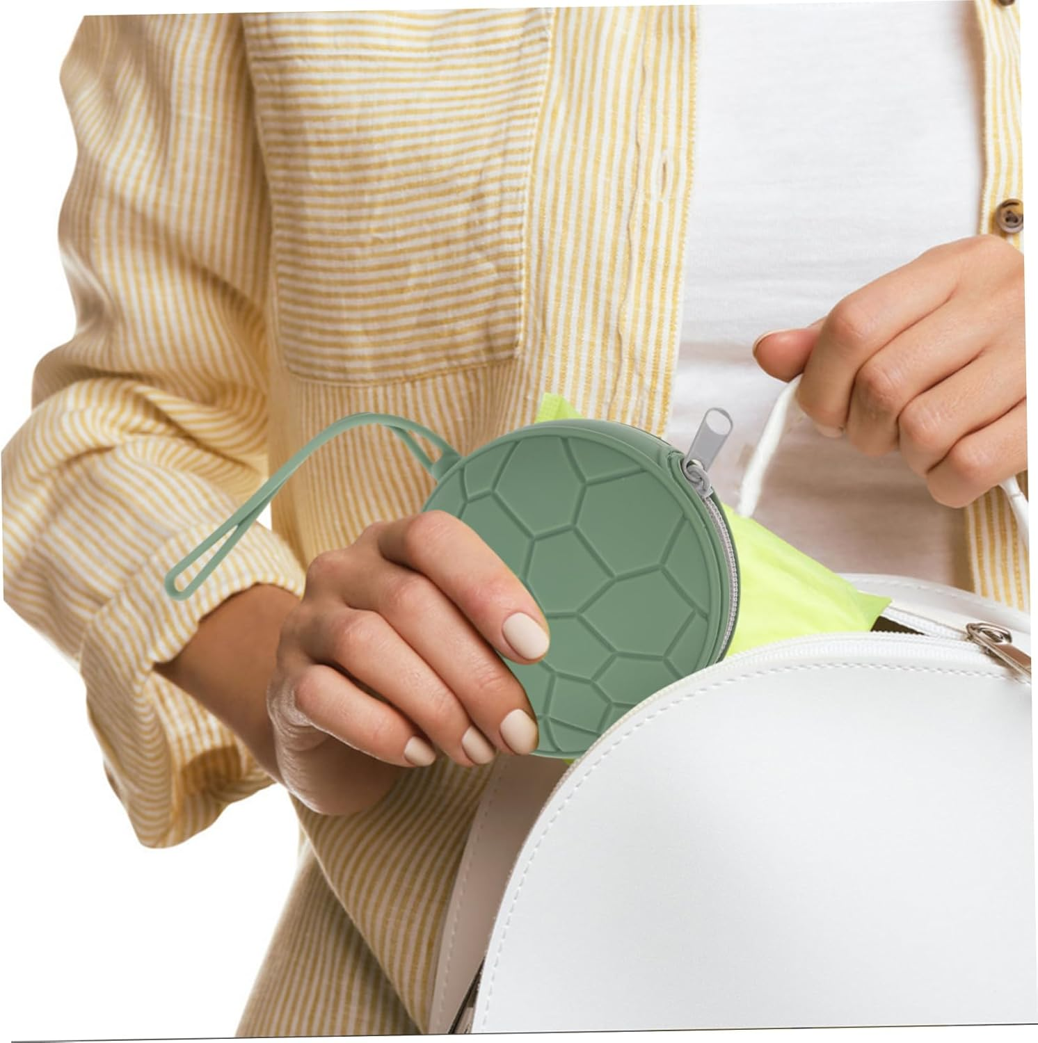 SEWOART Silicone Pouch Bag for Leakproof Case Organizer Women Toiletries Bag for Men Period Kit for School image number 2