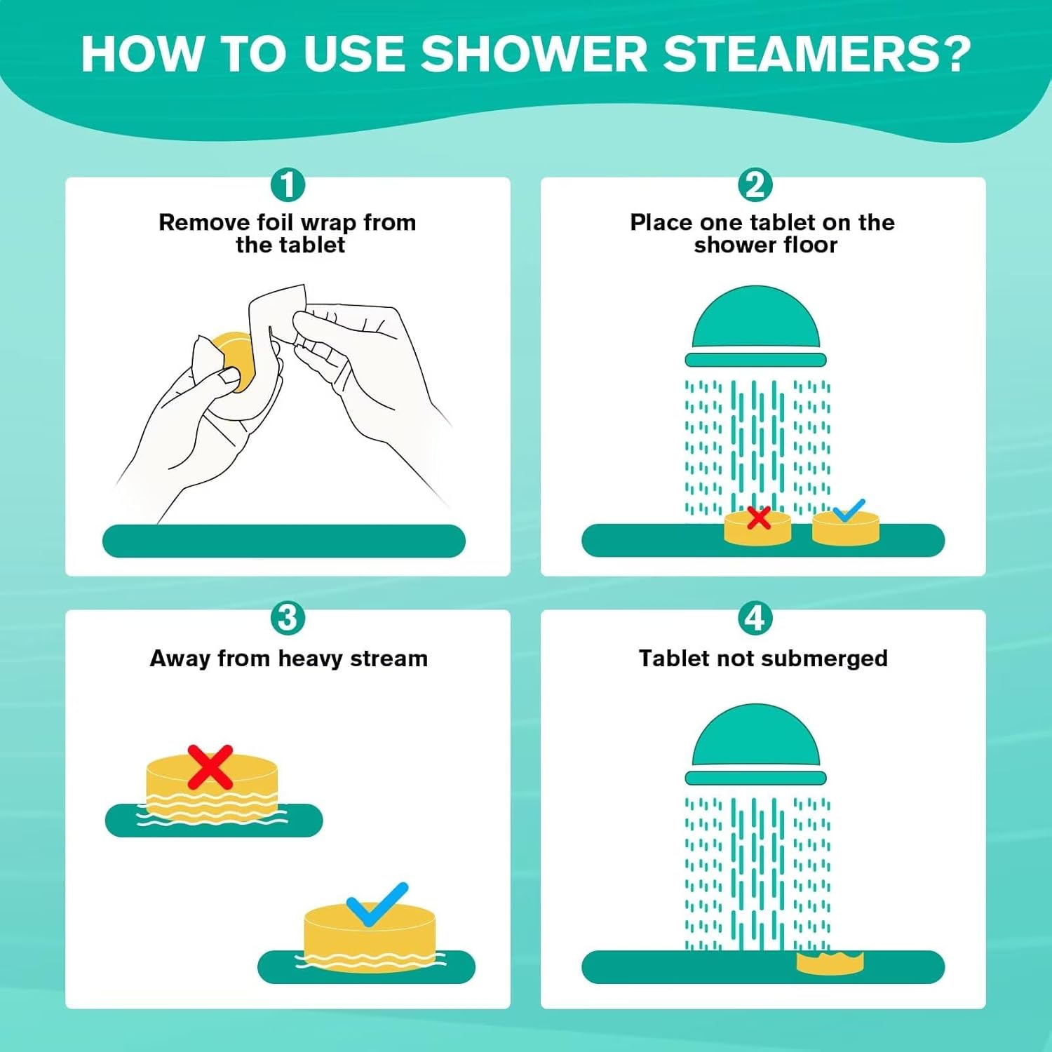 Jojowell Shower Steamers Aromatherapy - 18 Pack Shower Bombs Birthday Gifts for Women, Organic Essential Oils, Self Care, Stocking Stuffers for Adults, Christmas Gifts for Women, Men, Mom image number 2