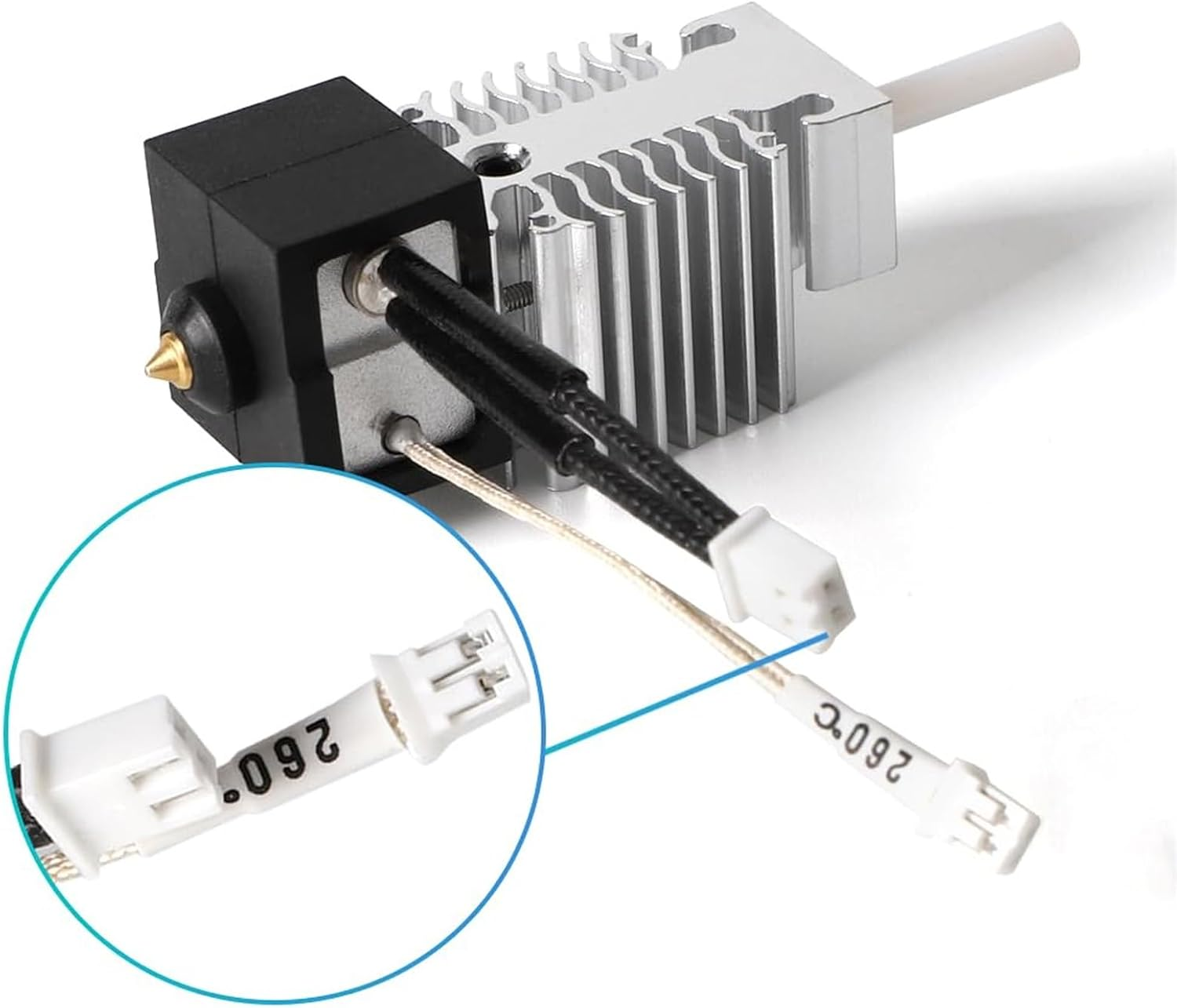 3D Printer Hotend for CREALITY Ender 3V3 SE, 0.4Mm Nozzle Hotend Extruder Hot End Kit, Hot End Print Head Extruder Kit for CREALITY Ender 3V3 SE 3D Printer Accessories image number 2