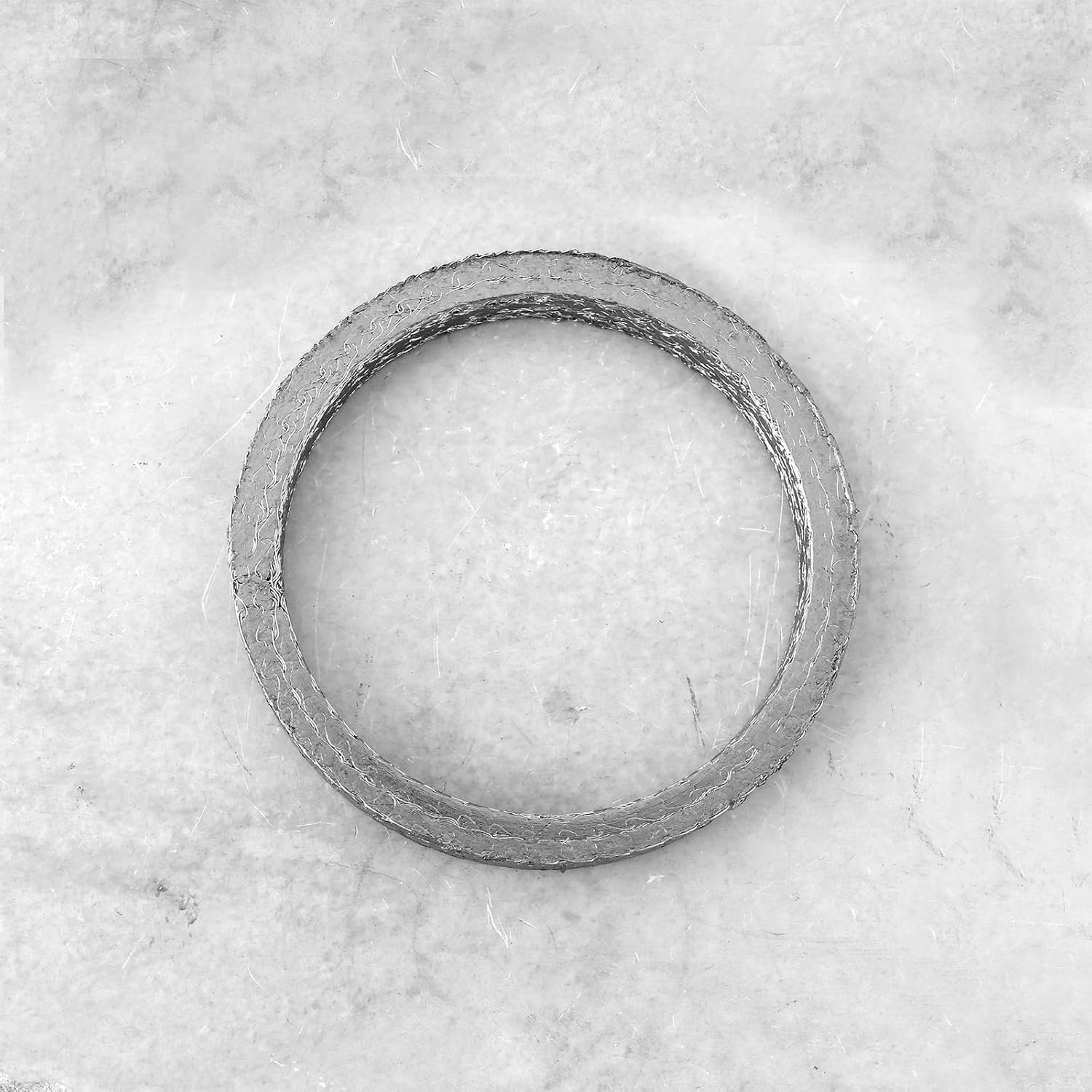 SG Store 1 Pair Motorcycle Exhaust Port Gaskets Thick Tapered Exhaust Gaskets 65324-83A 17048-98 65324-83B 65834-98-X2 Compatible with Ha-Rley Davidson (1984-Up) 50X42X4.5Mm image number 2