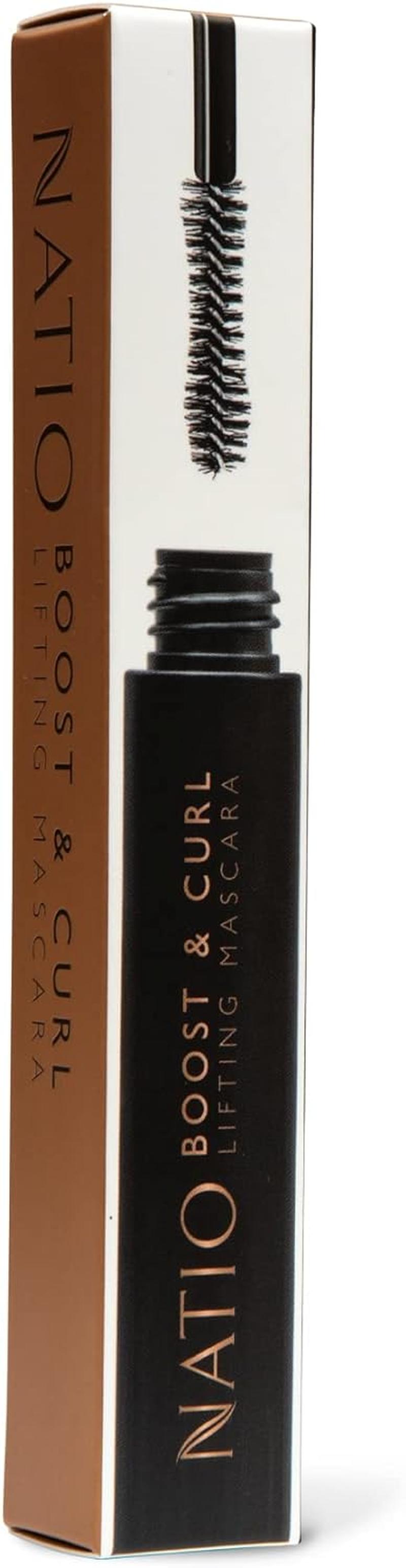Natio Australia Boost & Curl Lifting Mascara - Black 8.5Ml - Curling Mascara with Hourglass-Shaped Brush - Clump-Free, Flake-Free & Transfer-Proof, Vegan Friendly & Cruelty Free image number 6