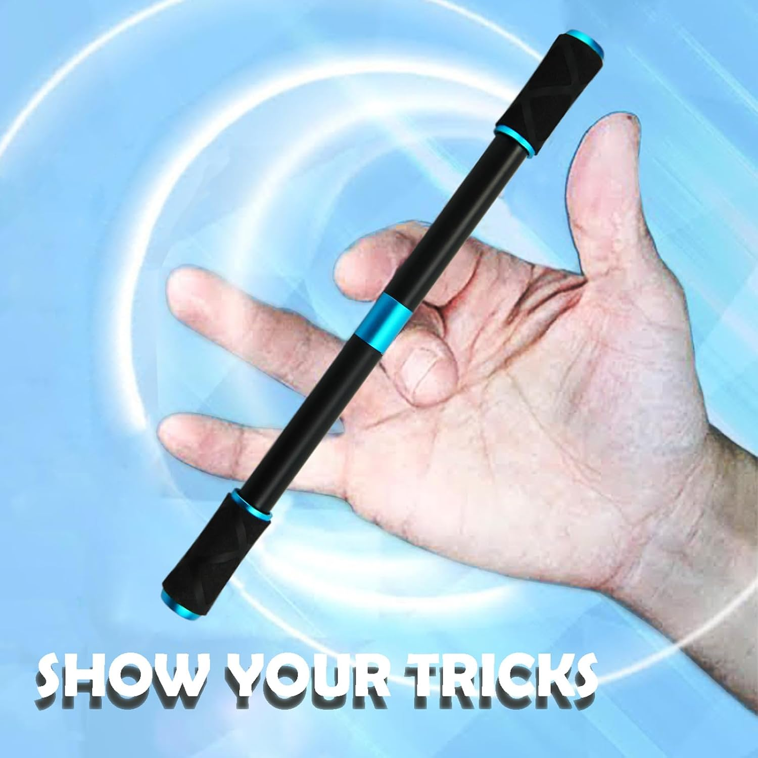 Penspinning Pens Mod Pen Spinning Mods Spin Lightweight Stick for Beginner, Black Blue