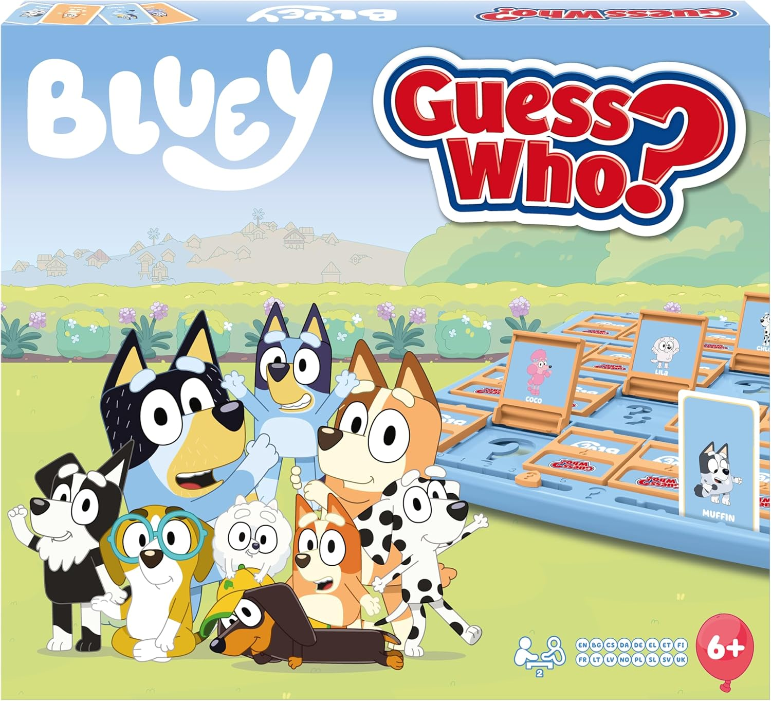 Winning Moves Guess Who? Bluey Edition - Guessing Board Game about Your Favourite Characters from Bluey - 2 Players Aged 6+ image number 4