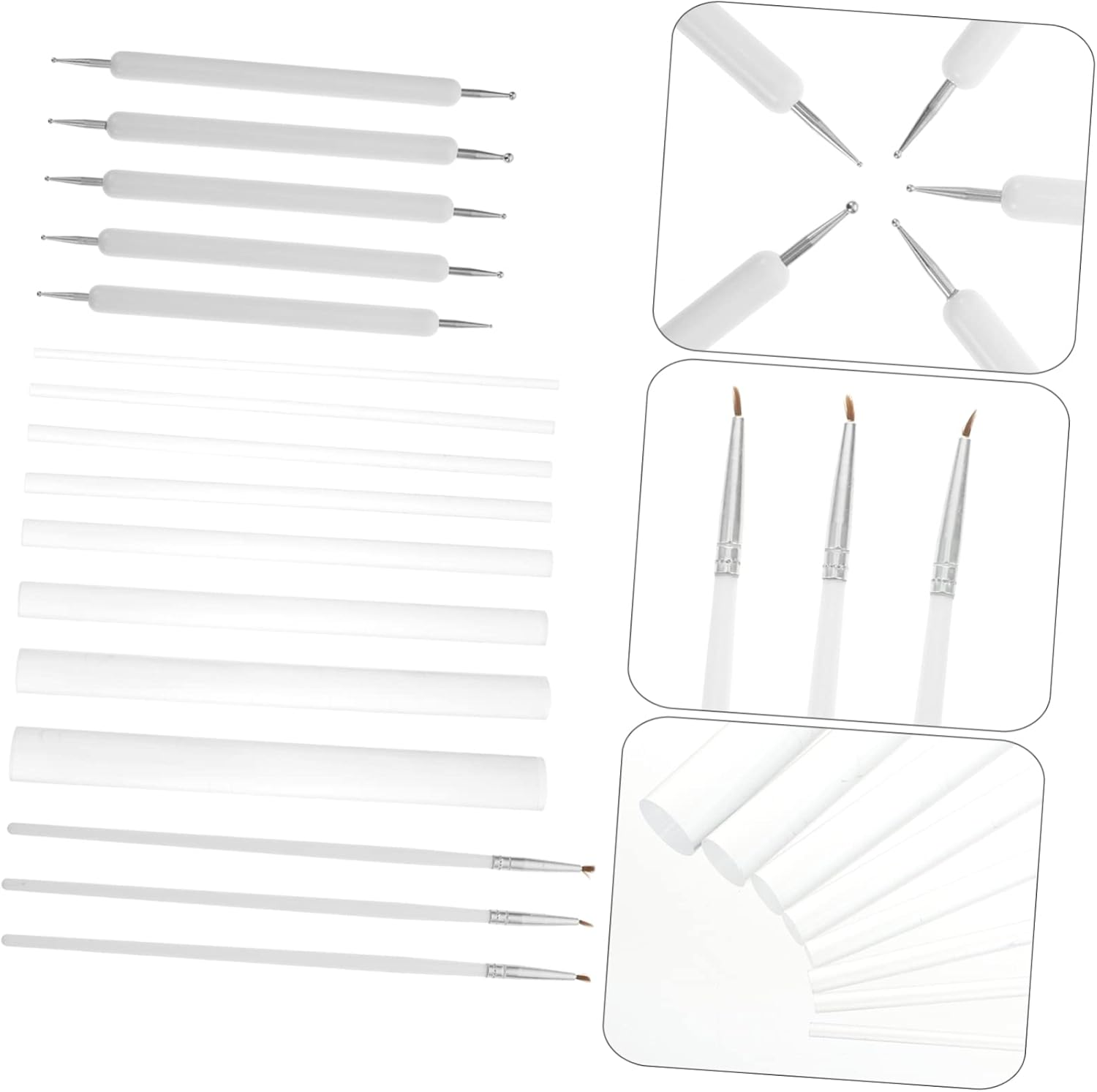 Anneome Mandala Dotting Tools Set 16-Piece Acrylic Painting Pens for Rock Projects and Doodling image number 2