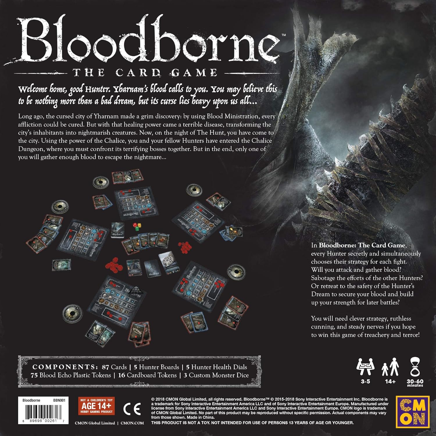Asmodee CMON | Bloodborne the Card Game | 3&ndash;5 Players | 30&ndash;45 Min | Ages 14+ image number 2