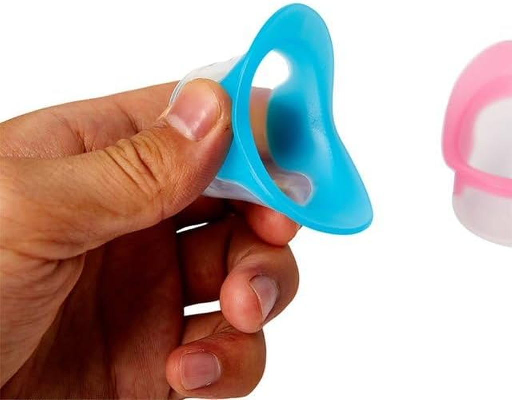 2Pcs Blue and Pink Eye Wash Cup Eye Wash Kit Bath Kit Silicone Eyelash Lid Care for Tired Dry Eyes Effective Eye Cleaner Solution with Storage Container Soothing Tired Eyes image number 4