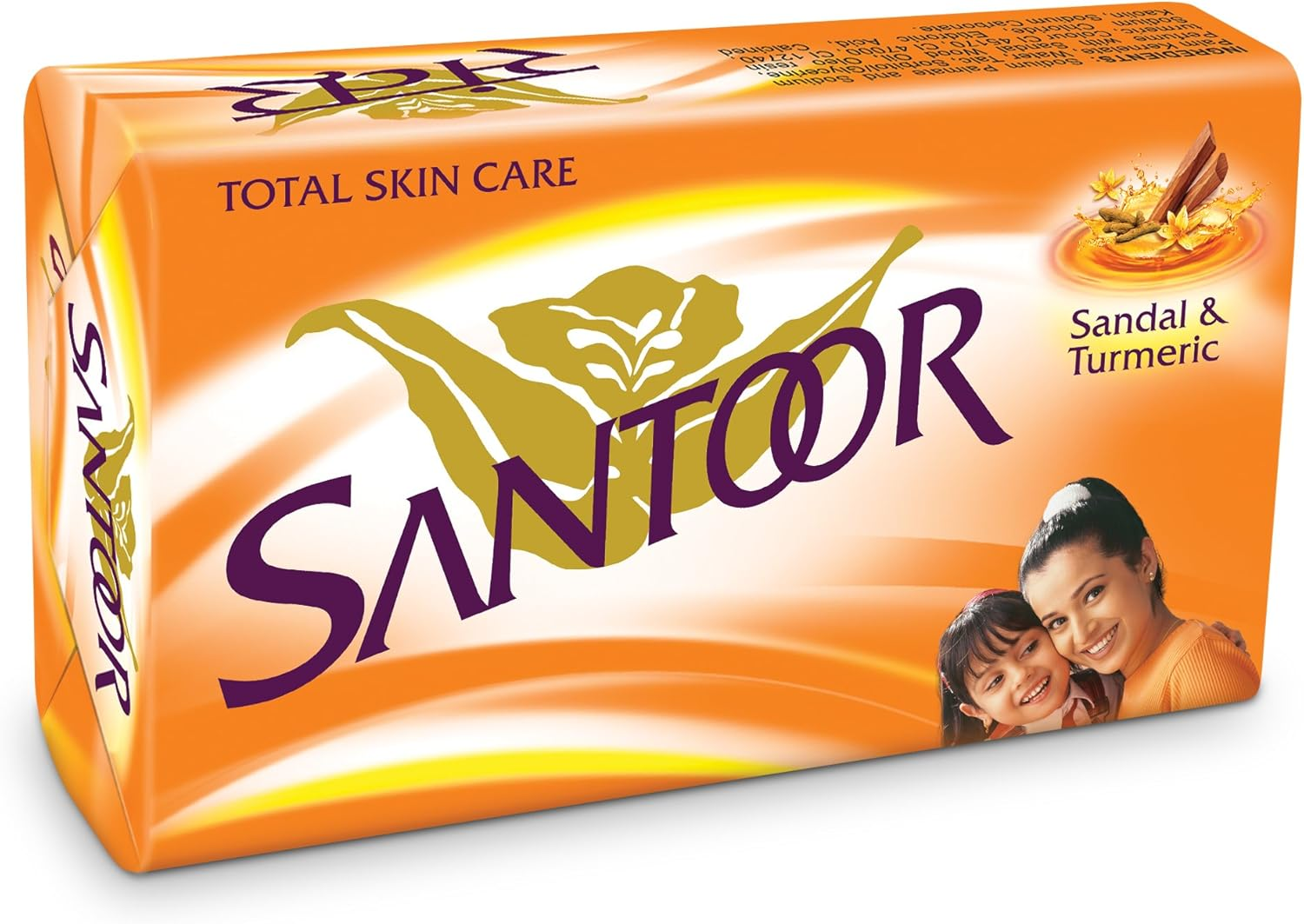 Santoor Sandal and Turmeric Soap, 150G