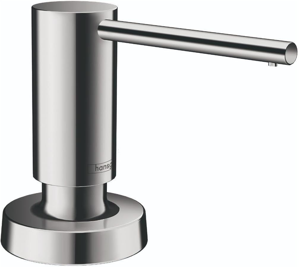 Hansgrohe Bath and Kitchen Sinksoap, Talis 4-Inch, Modern Chrome, 40448001 Soap Dispenser