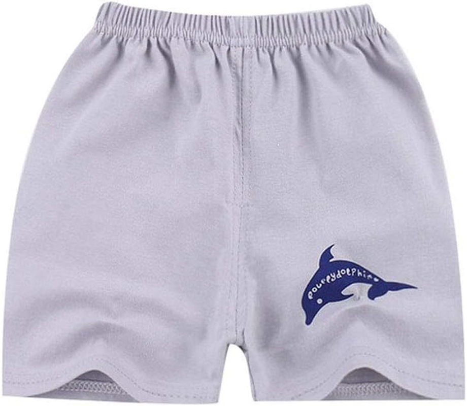 SHARELY SHEEP Toddler Baby Boy Elastic Waist Pull on Cotton Shorts for Littler Kids Boys Short Pants Summer Clothes image number 6