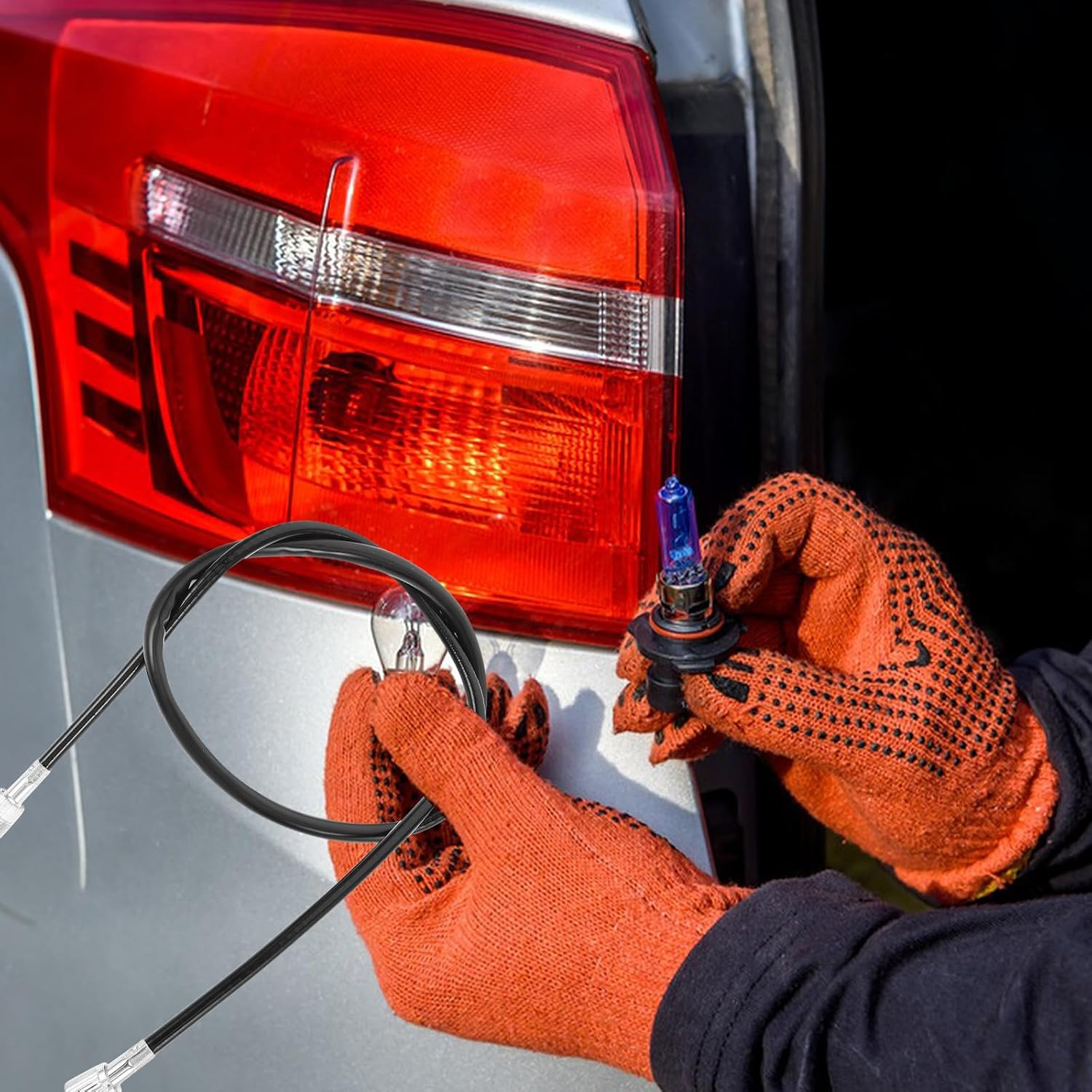 FELTECHELECTR Motorbike Replacement Speedometer Cable: Compatible for Suzuki Gs 550-1100 Gn250 Dr500 - Motorcycle Repair Speedometer Wire Accessory