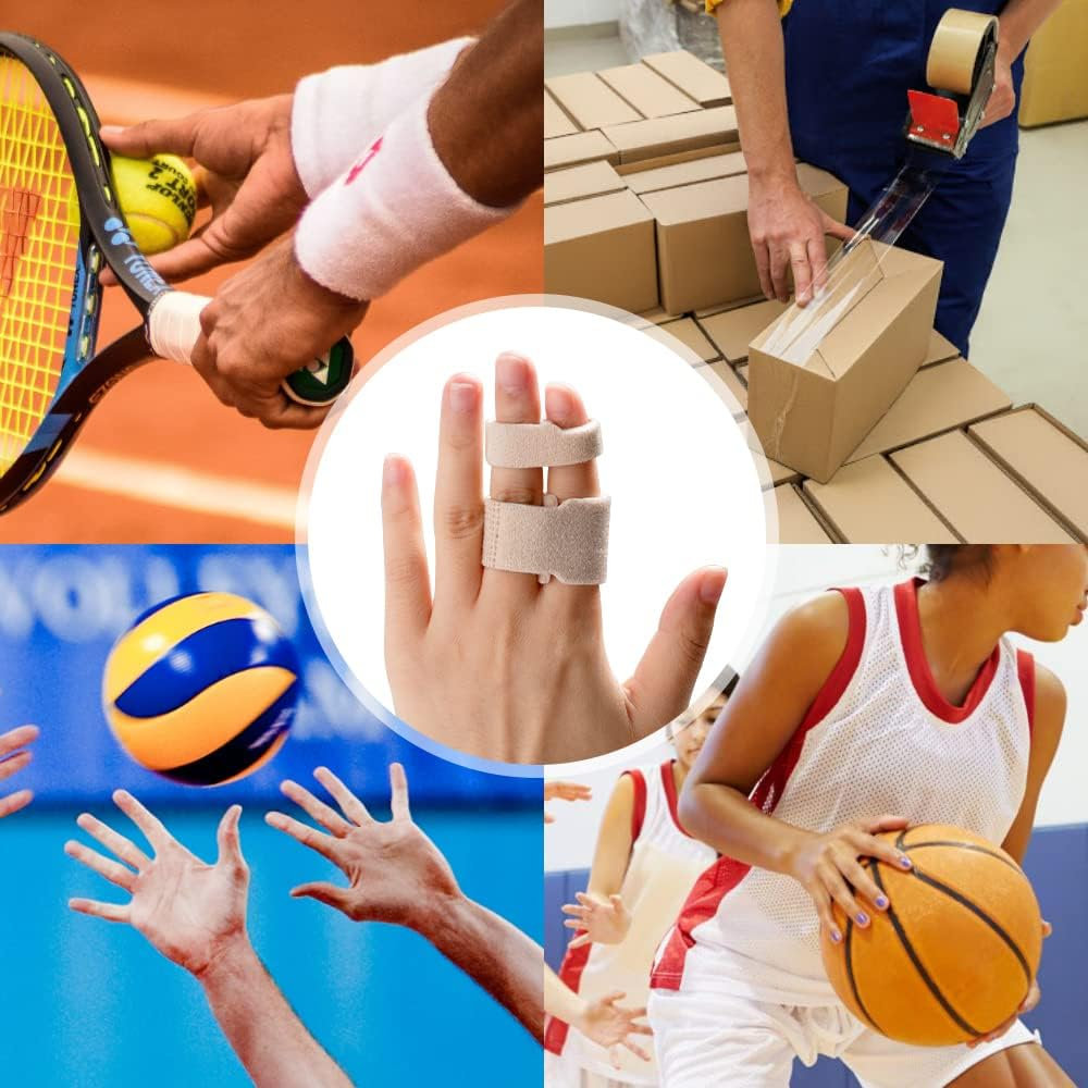 2Pcs Hammer Toe Straightener, Broken Toe Wraps,Toe Cushioned Bandages,Hammer Toe Splints for Correcting Hammer Toes, Broken Toes, Crooked Toes & Overlapping Toes Foot_Drop,Free Size image number 3