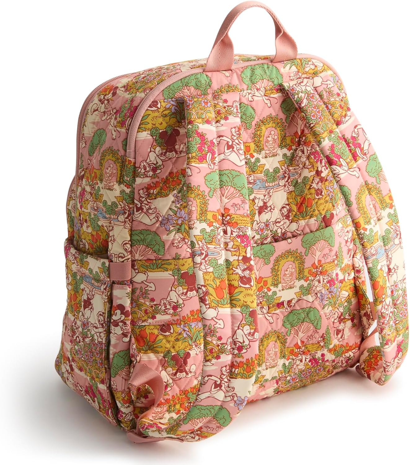 Vera Bradley Women'S Disney Premium Cotton Bancroft Backpack, Mickey'S Promenade, One Size image number 2